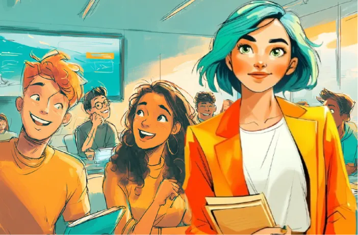Personnage Hodemy lors d'un atelier étudiant